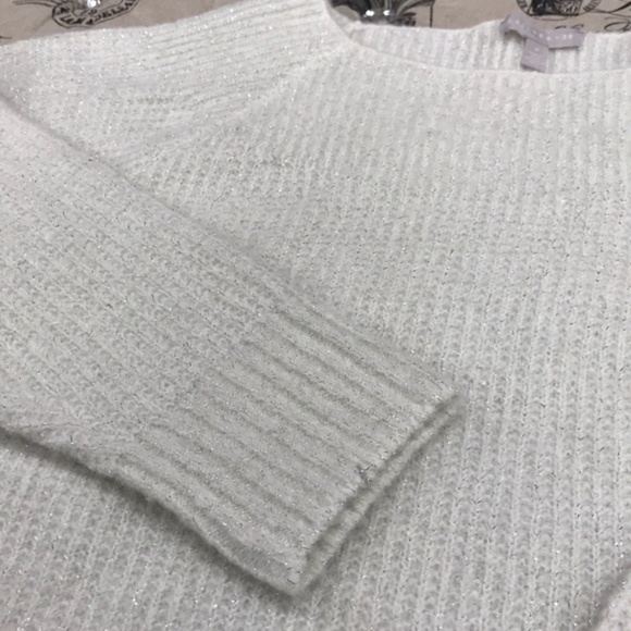 CHELSEA28 Rib Metallic Sweater - Picture 4 of 7